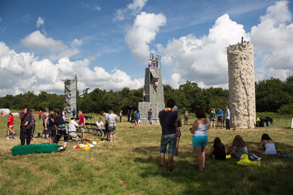 Climbing at WINGS 2020 - Guides and Scouts Jamboree