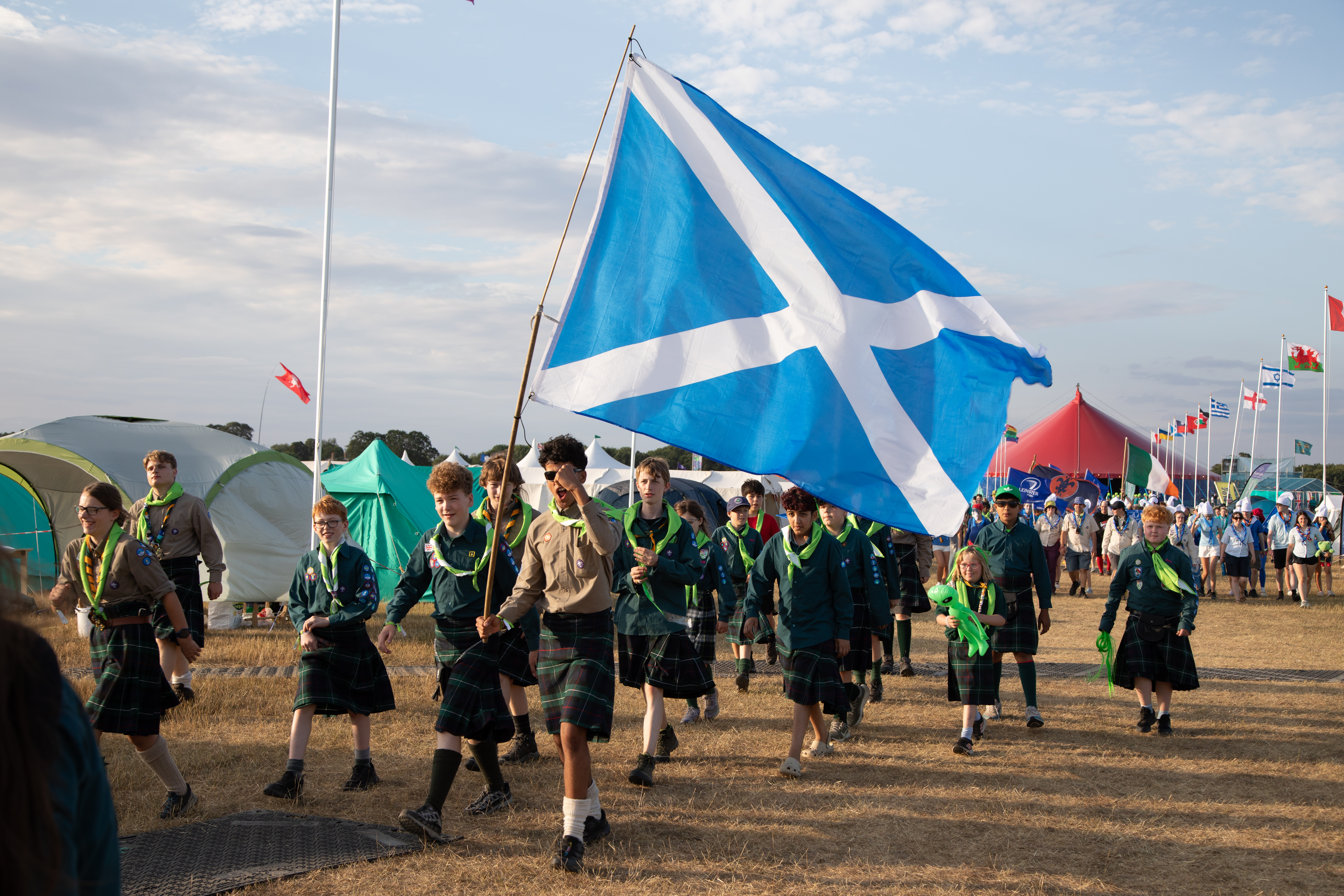 Flying the flag for Scotland